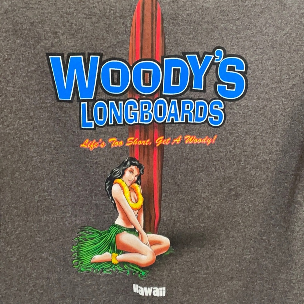 Woody’s Longboards Hawaii Tee Small